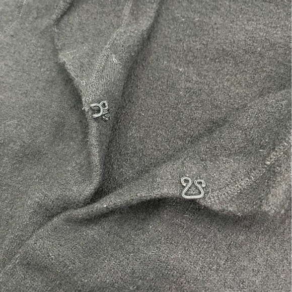 Jones New York Black Wool Ruffle Womens Sweater Cardigan Bolero Blazer Jacket - Picture 4 of 9